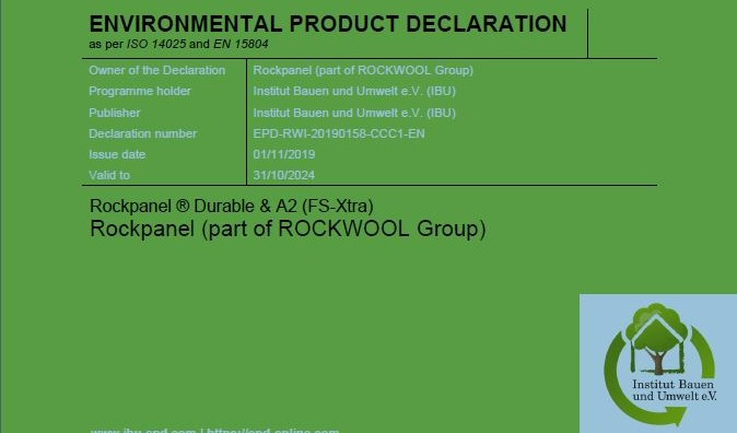 teaser picture Umweltproduktdeklaration (EPD)